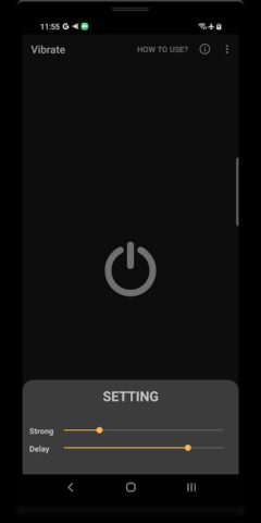 вибрация для Android — скриншот 4