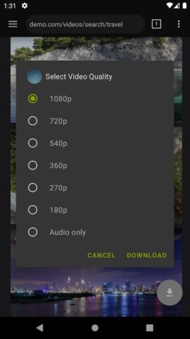 Video Downloader для Android — скриншот 3