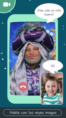 Videollamada de Reyes Magos для Android — скриншот 1