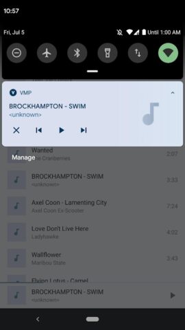 Virtual Music Player для Android — скриншот 3