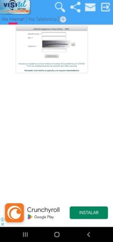 Visitel INPEC для Android — скриншот 2