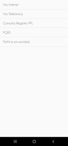 Visitel INPEC для Android — скриншот 4