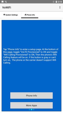 VoWiFi (Звонки по Wi-Fi) для Android — скриншот 4