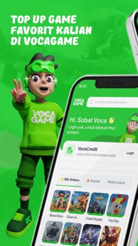 VocaGame — TopUp Game Murah для Android — скриншот 1