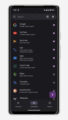 Голосовой поиск для Android — скриншот 2