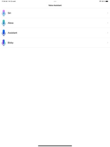 Голосовой помощник команды для iOS — скриншот 1