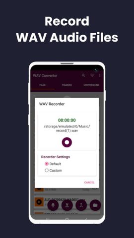 WAV To MP3 Converter для Android — скриншот 4