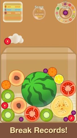 Watermelon Game для Android — скриншот 4