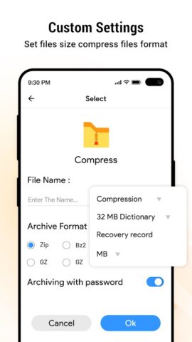 Zip RAR для Android — скриншот 4