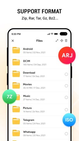 Zip RAR для Android — скриншот 5