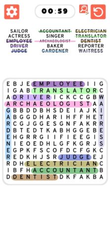 Головоломка по поиску слов для iOS — скриншот 4
