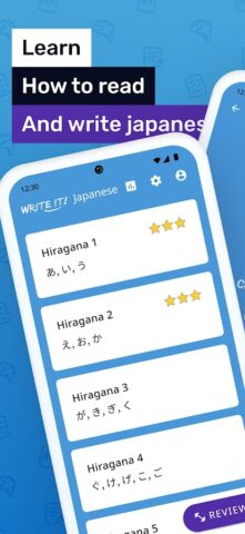 Write It! Japanese для Android — скриншот 1