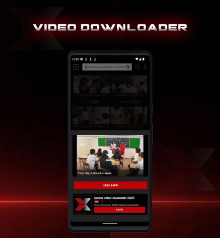X Video Downloader 2023 для Android — скриншот 4