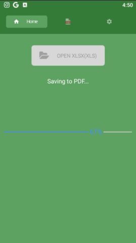 XLSX to PDF Converter для Android — скриншот 3