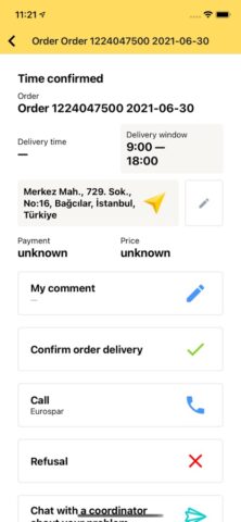 Yandex.Courier для iOS — скриншот 3
