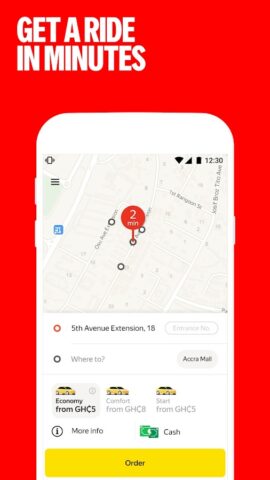 Yango Lite: light taxi app для Android — скриншот 5