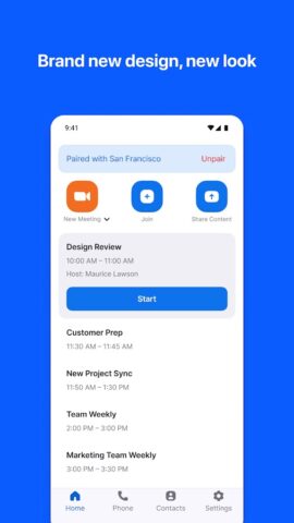 Zoom Rooms Controller для Android — скриншот 1