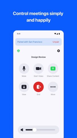 Zoom Rooms Controller для Android — скриншот 2