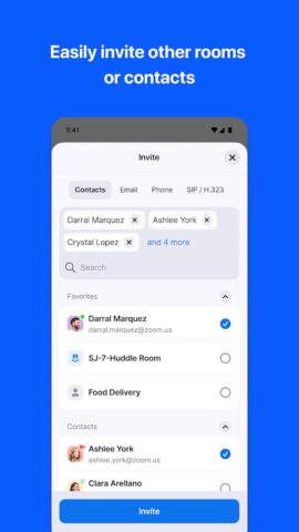 Zoom Rooms Controller для Android — скриншот 4
