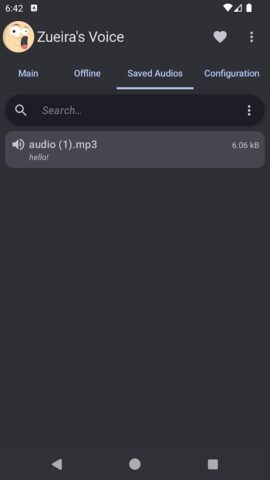 Zueira’s Voice: Text to Speech — скриншот 4