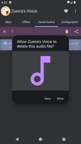 Zueira’s Voice: Text to Speech — скриншот 5