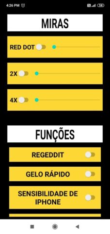 hacker sensi booster max для Android — скриншот 1