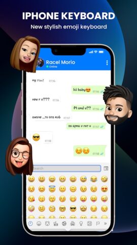 iPhone Keyboard для Android — скриншот 2