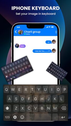 iPhone Keyboard для Android — скриншот 3