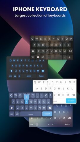 iPhone Keyboard для Android — скриншот 4