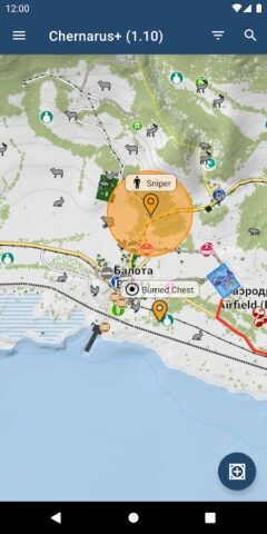 iZurvive — Карта для DayZ Arma для Android — скриншот 1