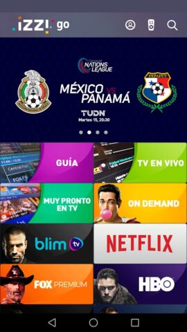 izzi go для Android — скриншот 1