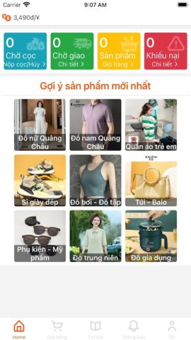 Vận Chuyển Trung Việt для Android — скриншот 1