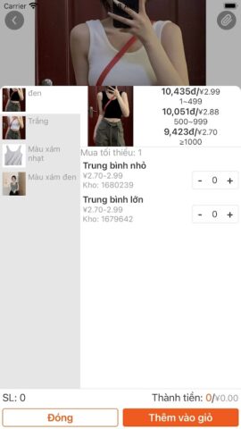 Vận Chuyển Trung Việt для Android — скриншот 2
