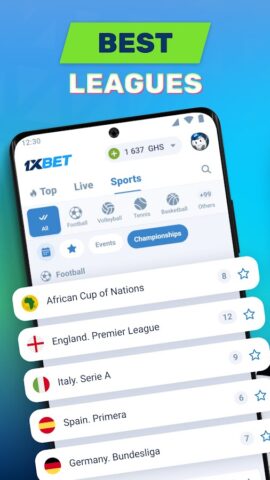 1xBet: Sport Betting & Casino для Android — скриншот 2