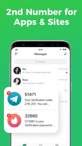 2nd Line-Второй номер телефона для Android — скриншот 4