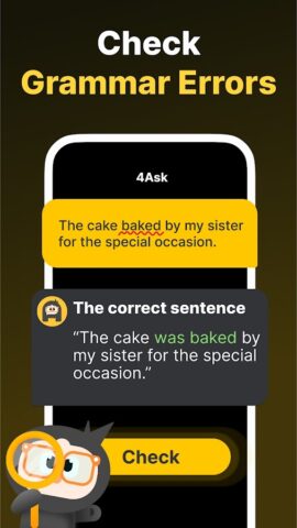 4Ask — English AI Assistant для Android — скриншот 3