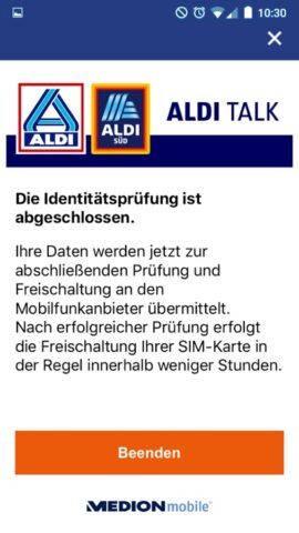 ALDI TALK Aktivierung для Android — скриншот 3