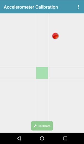 Accelerometer Calibration для Android — скриншот 1