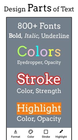 Добавить Текст на фото для Android — скриншот 2