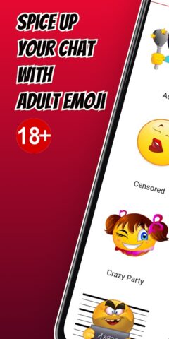 Adult Emoji Sexy Stickers для Android — скриншот 3