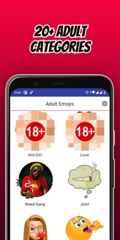 Adult Emoji Sexy Stickers для Android — скриншот 5