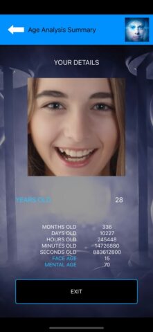 AgeBot: распознавание лица для iOS — скриншот 1