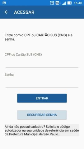Agenda Fácil — Prefeitura SP для Android — скриншот 3