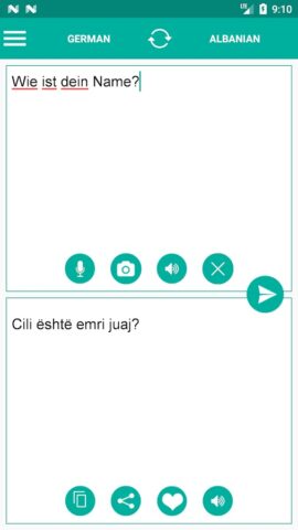 Albanian German Translator для Android — скриншот 1