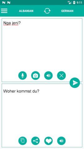 Albanian German Translator для Android — скриншот 2