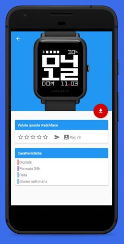 Amazfit Bip / Lite WatchFaces для Android — скриншот 5