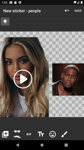 Анимированные стикер WASticker для Android — скриншот 2