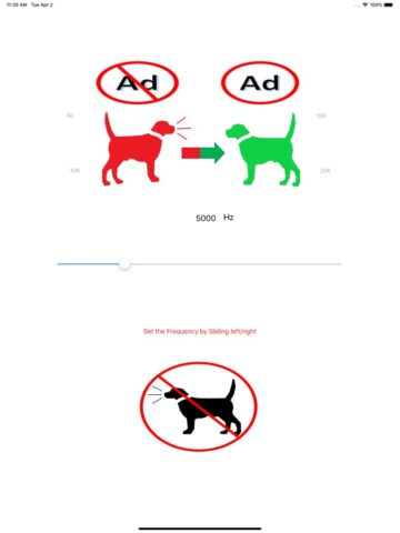 Anti Dog Whistle для iOS — скриншот 1
