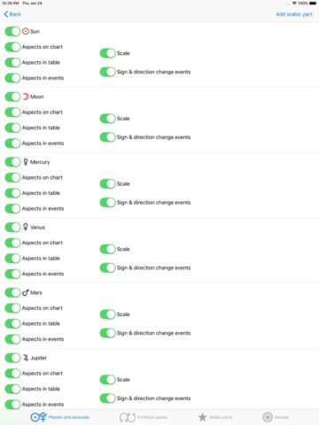 Астрология: Хорарная Карта для iOS — скриншот 5