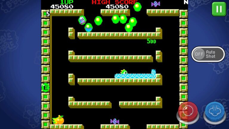 BUBBLE BOBBLE classic для Android — скриншот 1